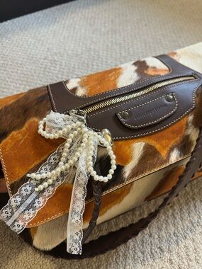 Francesco Biasia Cowhide Shoulder Bag